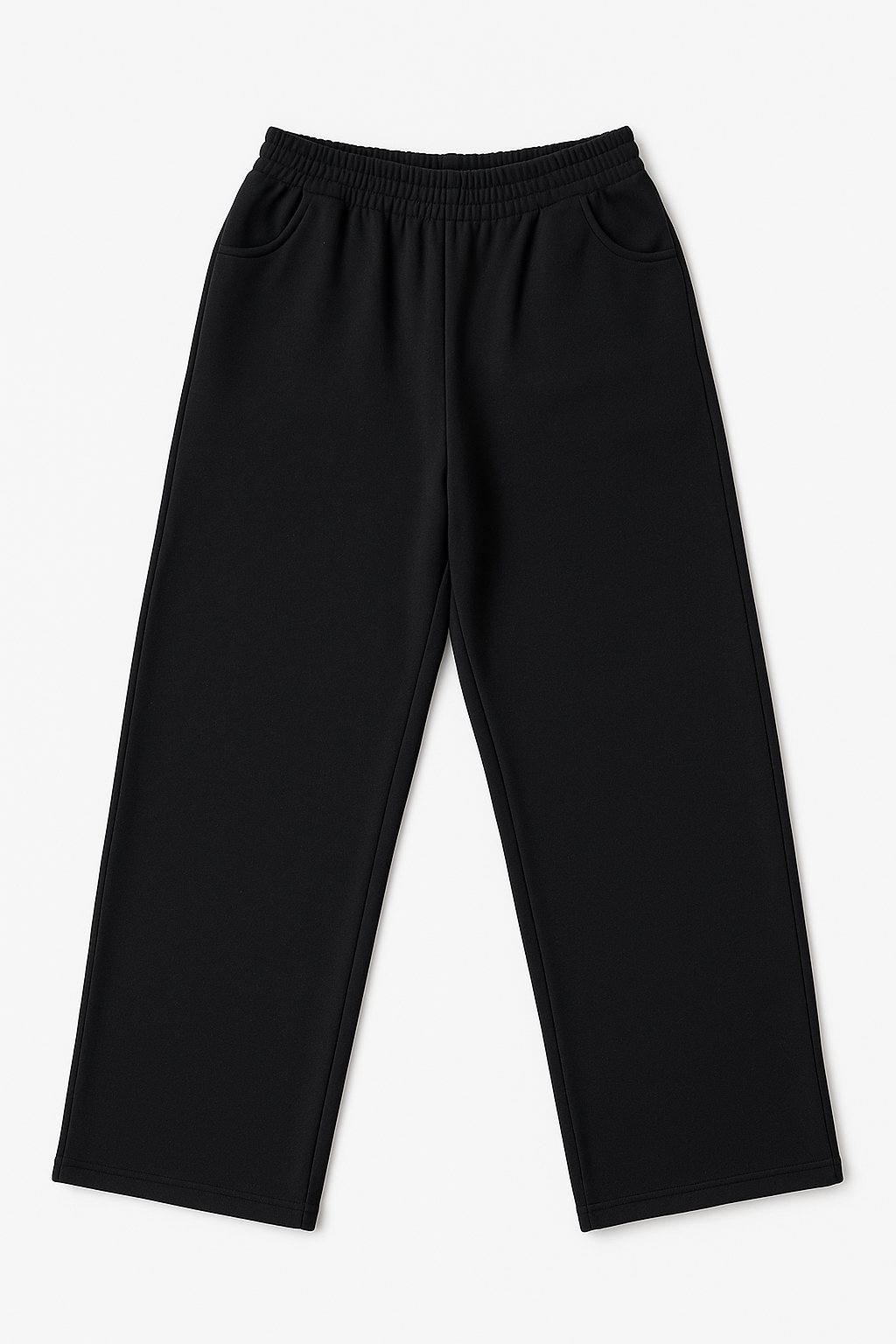 Black Wide Leg Sweatpants